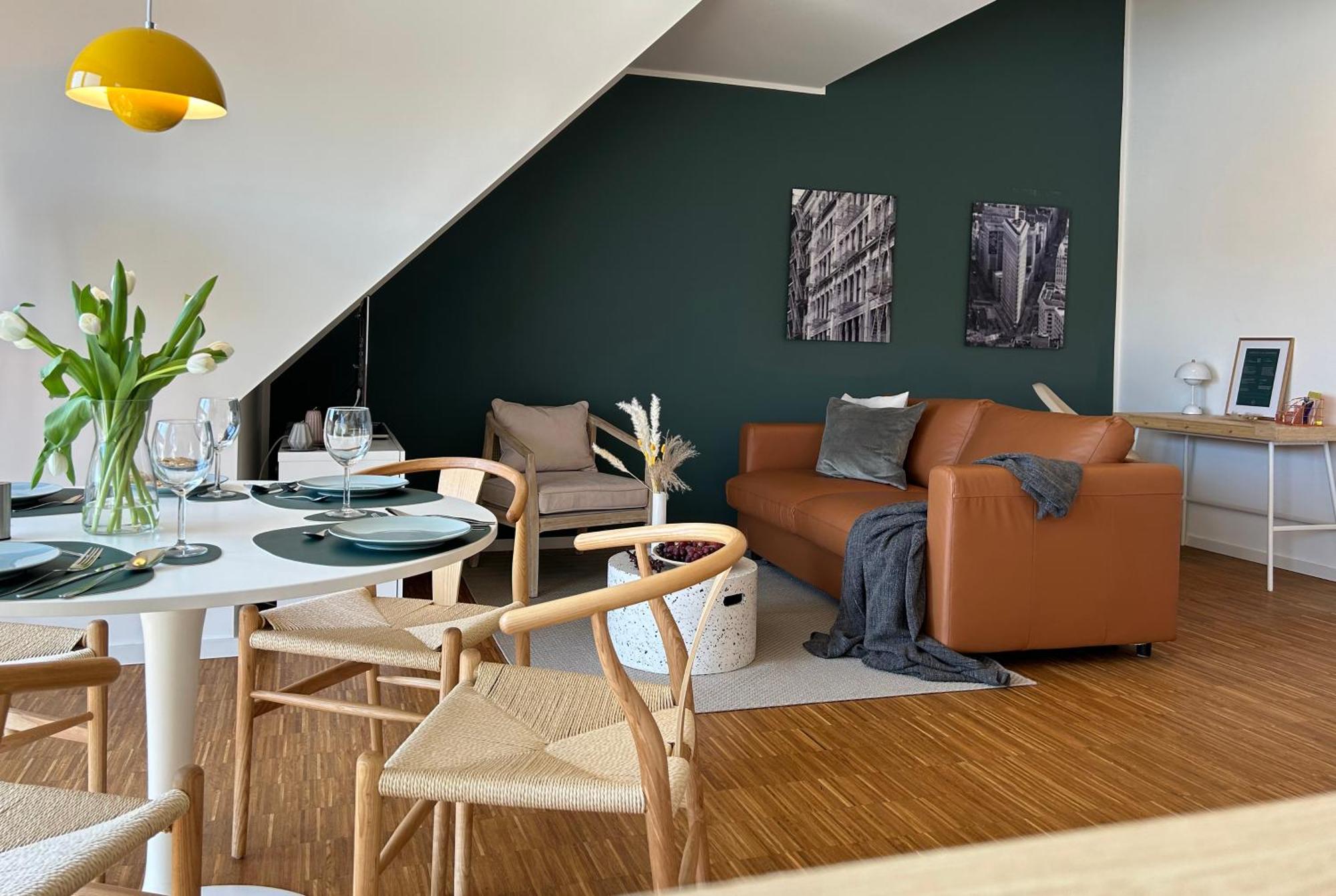 Apartment Neues Trendy Dachgeschossloft